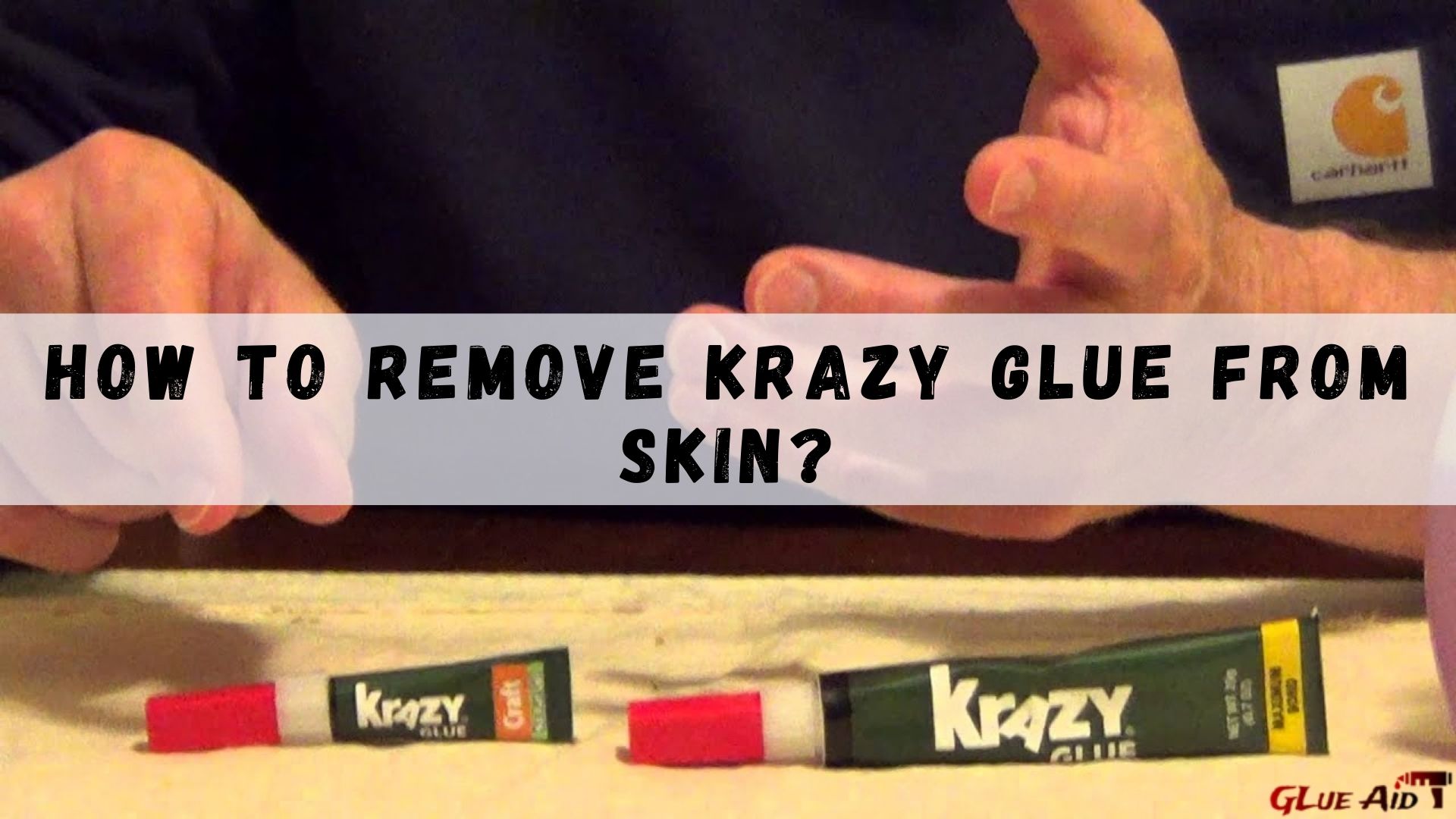 How To Remove Crazy Glue From Material